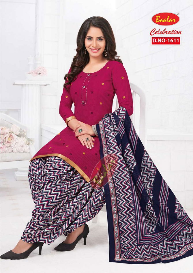 Baalar Celebration Patiala Special Vol 16 Regular Wear Wholesale Printed Cotton Dress Material